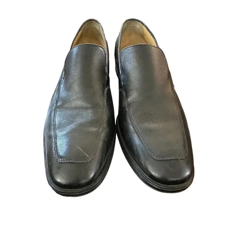 Cole‎ Haan C12329 Dalton 2 Gore Black Leather Slip on Dress Shoes Size 8.5M